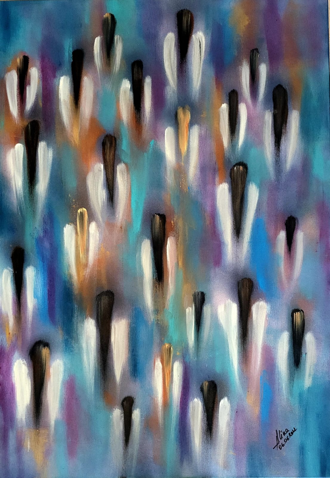 ArteDiAlina.com painting: Send me an angel